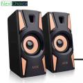 Hotmai HT-09A Portable 2.0 Speaker System for Desktop Laptop Notebook Tablet SmartPhones PC Speaker. 