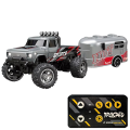 TRASPED Mini 1:64 RC Monster Truck Off-Road RC Monster Truck Off-Road Climbing Car 2.4Ghz Remote Control Adjustable Speed/Steering Children Gift. 