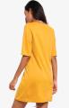 Basic Elbow Sleeves Shift Dress. 