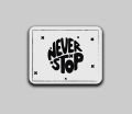 Never Stop Printed Mouse Pad| Computer & Laptop Mouse Pad. 