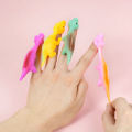 Fashion 10Pcs Finger Dinosaur Catapult Funny Sticky Dino Toys For Kids Favor Birthday Baby Shower Party Gift Bag Pinata Filler. 