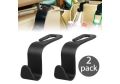 Multipurpose Home and Car Seat Hanger Storage Organizer Universal for Handbag Purse Coat fit Universal Vehicle Car Black Seat Hook Hanger. 