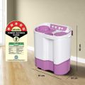 Godrej WSEDGE PRO 9 Kg 5 Star Semi Automatic Washing Machine (WSEDGE PRO 90 5.0 PB3 M LISP, Lilac Sprinkle). 