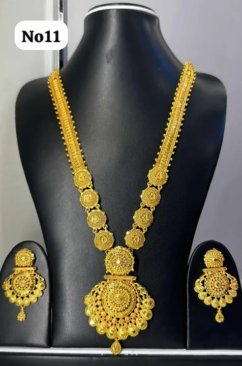 Gold Plated Rani Haar Set | Daraz.com.np