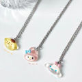 Kawaii Cinnamoroll MyMelody Kuromi Student Necklace Clavicle Chain Adjustable Pendant Accessories Girls Toy Gift MIO Super Store. 