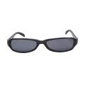 FEIDA Fd 2085 Retro Rectangle Black Small Frame Narrow Sunglasses For Men. 