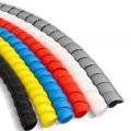 1Meters Spiral Cable Protector Line Organizer Tube Motorcycle Wire Protection Sleeve Flame Retardant Anti-Bite Cover Color. 