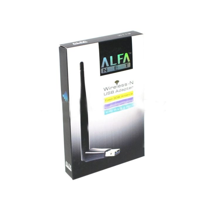Alfa%20Wifi%20Net%20Wireless-N%20USB%20Adapter%20Fixed%203DBi%20Antenna%20Soft%20AP%20Wifi%20Utility%20For%20Windows%20Mac%20Linux%20Pc%20W113%20DVR%20TV%20Player%20Receiver%20-%20Image%204