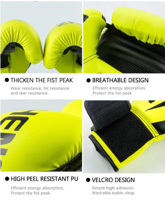 Csn%2014%20Oz%20Boxing%20Gloves%20%20Leather%203%20Level%20Upgraded%20Kick%20Boxing%20Muai%20Thai%20-%20Image%205