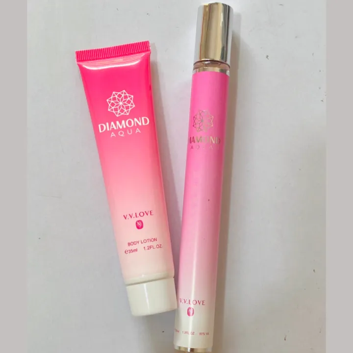 V.V.%20Love%20Perfume%20And%20Lotion%20Set-Diamond%20Aqua%20-%20Image%202