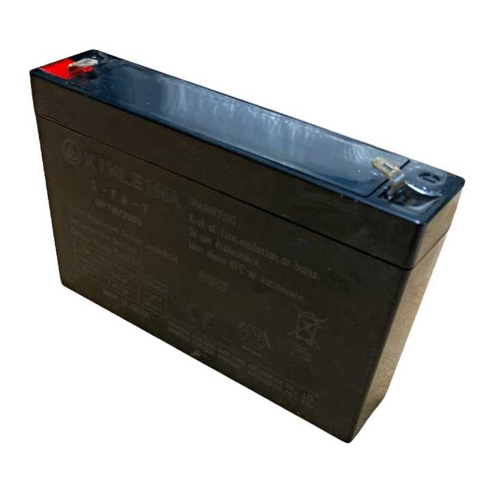 HT-6V 7Ah Battery 6V7AH For Children Electric Toy Car Baby conveyor UPS Backup Desk LED Light Lead Acid Rechargeable Battery