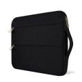 SALCKO Premium Laptop Bag Water-Resistant With Fur-Lined Interior - Slim Design, Fits All Laptops 13 Inch To 15.6 Inch, BLACK. 