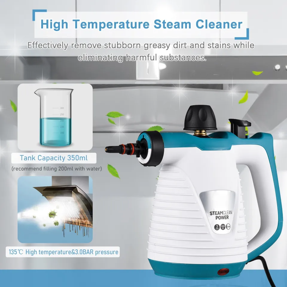 Powerful Handheld Steam Cleaner 1100W - Multi-Purpose Sanitizer, Steamer, And Iron - Steam Mop And Kitchen Steam Cleaner Price