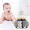 Black White Animal Wind Chimes Baby Toy Neonatal Vision Inspiring Trolley Wind 0-36 Months Baby Coax Artifact Owl. 