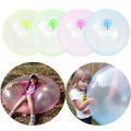 Summer Soft Air Water Filled Bubble Ball TPR Decompression Big Inflatable Balloon Children Outdoor Beach Fun Party Game Toy. 