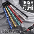 High Quality Resin Irish Whistle Metal C/D Key Tin Whistle Professional Triditional Music. 