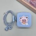 in-Ear Applicable Game Apple Huawei Student Headset Wired Xiaomi Earplugs vivo Cute OPPO Good-looking. 