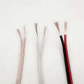 American Standard RVB Audio Red and Black 2 Core 14/16/18AWG Transparent Speaker Cable PVC Copper Clad Aluminum Wire. 