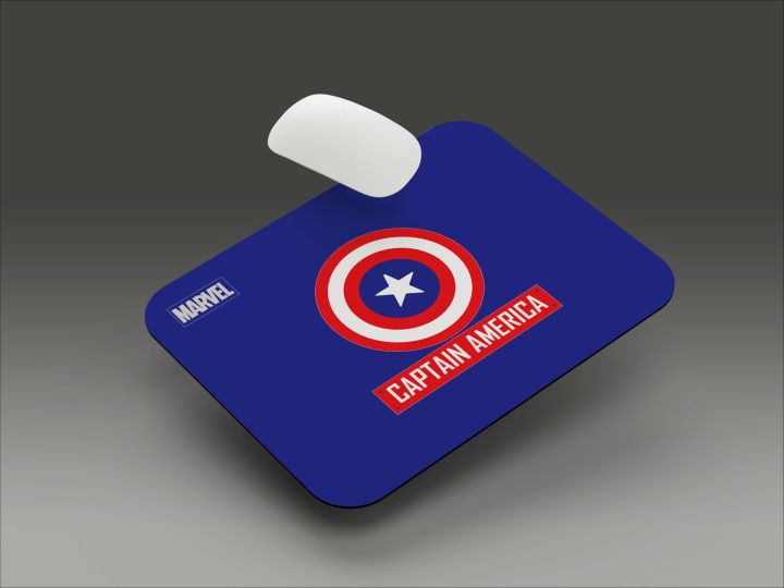 Marvel%20Captain%20America%20Printed%20Mouse%20Pad%20%E2%80%93%20Blue%20Superhero%20Computer%20&%20Laptop%20Mouse%20Pad%20-%20Image%203