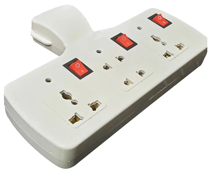 Cordless%20Universal%20Wall%20Multiplug%20With%203%20Socket,%20Individual%20Switches%20And%20LED%20Indicators%20%20Extension%20Board%20-%20Image%202