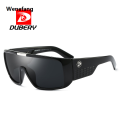 Wenefang 2025 [ New ]DUBERY One-Piece Mirror Sunglasses D2030 Wide Leg Cycling Sports UV Protection Eye Protection Glasses. 