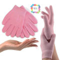 Gel Spa Moisturizing Therapeutic Gloves for Dry Hands and Beauty, Soft Cotton Cosmetic Moisture Gloves with Thermoplastic Gel Lining, Soften Silicone Glove Infused for Dry Skin. 