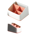 OUMERY Desktop Storage Box Dresser Organizer Multifunctional Desk Organizer Office Stationery Yellow. 