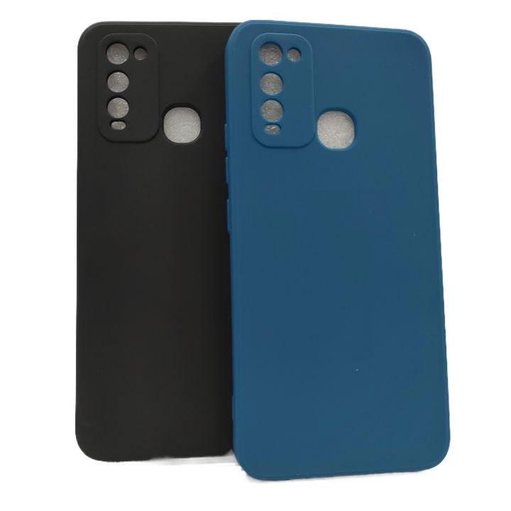 Vivo Y30 / Vivo Y50 (Same Size) Silicone Soft Cover Case -Microfiber Inside