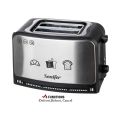 SONIFER SF-6088 Stainless Steel Toaster Automatic Fast Heating Bread Toaster Household Breakfast Maker. 