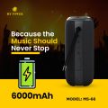 MyPower 30watt speaker| High Bass Speaker |Waterproof IPX6 |Portable Bluetooth Speaker| Bluetooth version 6.0  | 10hrs play time | Fabric Finishing| ms66 Bluetooth Speaker |Black colour. 