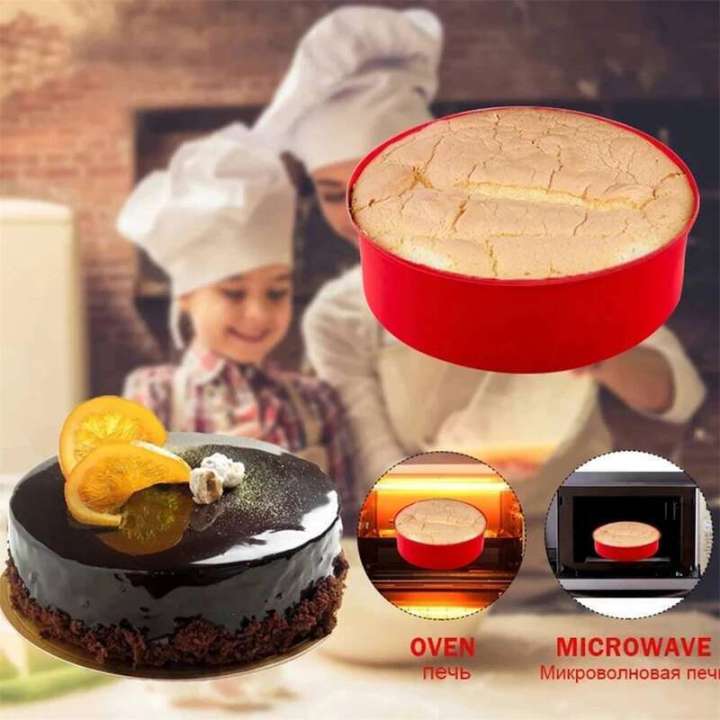 4/6/8inch%20Tray%20Round%20Mold%20Kitchen%20Silicone%20Nonstick%20Baking%20Reusable%20Cake%20Pans%20Bakingt%20Tools%20-%20Image%202