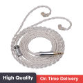 XINHS 8 Core Silver Plated Earphone Upgrade Cable MMCX 0.78mm 2Pin QDC TFZ HIFI Cable. 
