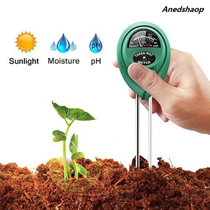 Spring Flower Meter Anedshaop Garden Plant Flower PH Tester Soil Water Moisture Light Test ...