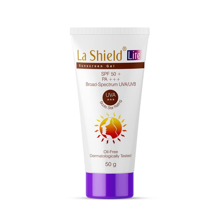 La Shield Lite, Anti- Tanning Sunscreen Gel, Spf 50 With Pa +++, 50Gm