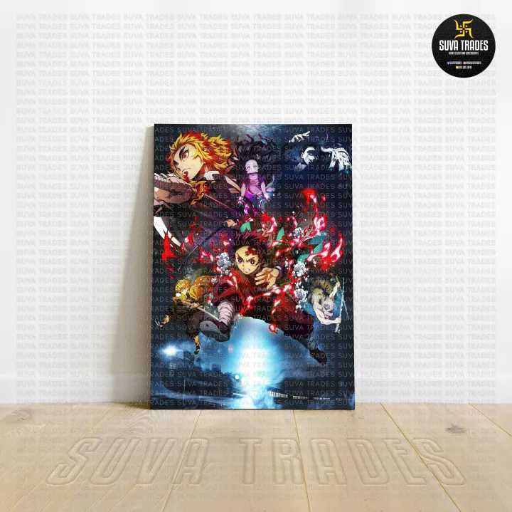 Anime%20Demon%20Slayer:%20Kimetsu%20no%20Yaiba%200002%20Wall%20Hang%20Canvas%20Art%20Print%20With%20Wooden%20Frame%20by%20Suva%20Trades%20-%20Image%203