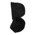 Cotton Helmet Cap(Free Size Black) /Warm Winter Skull Cap Solid Color Velvet Hat Slouchy Beanie Cap. 