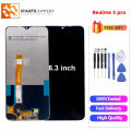 IPARTSEXPERT Original LCD For Realme 5 pro RMX1971 LCD Touch Screen With Frame Digitizer Assembly Replacement Screen for Oppo Realme 5 Pro LCD. 