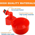 Chicken Water Cups Chicken Water Feeder Automatic Poultry Water Kit for Ducks,Birds,. 