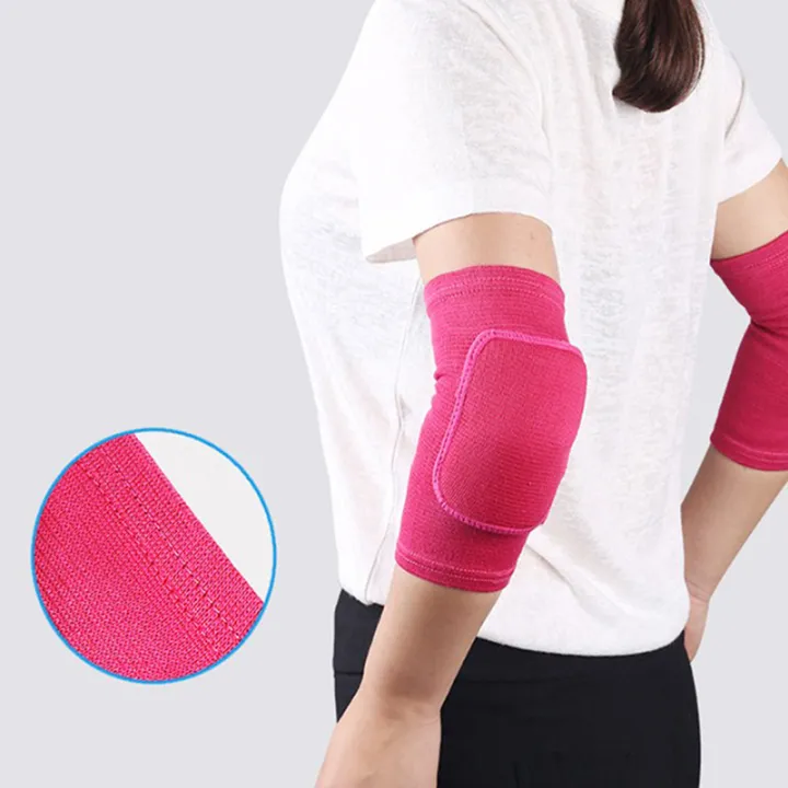 2PCS%20Elastic%20Elbow%20Pads%20Thickened%20Sponge%20Elbow%20Knee%20Protectors%20Guard%20Basketball%20Volleyball%20Sport%20Arm%20Sleeve%20Pad%20Adults%20Children%20ZHANGNA%20-%20Image%203