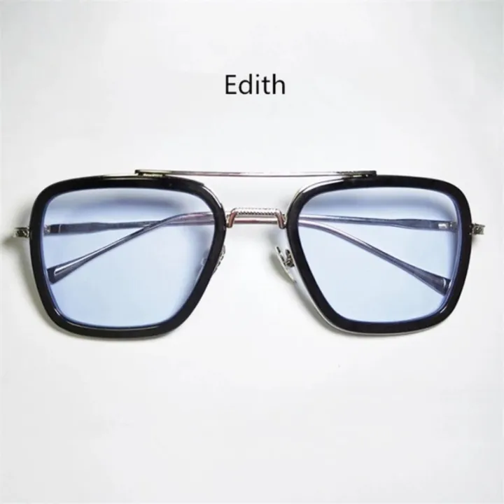 Iron%20Man%20Glasses%20Edith%20Glasses%20Tony%20Stark%20Peter%20Parker%20Sunglasses%20Men%20Eyewear%20Vintage%20Designer%20Cosplay%20Accessories%20-%20Image%203