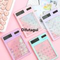 Difutagui Creative quicksand cute calculator transparent calculator solar Bargain price energy calculator student portable touch mini Solar calculator. 