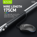 BAVIN K995 Ergonomic Wired Gaming Mouse with RGB Multifunction Keys Universal Compatible for Desktop. 