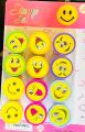Smiley Stamp /12 Pcs Kids Set of Emoji Smiley Design Face Stamps for School Craft Pencil Tops Gift for Teacher & Students. 