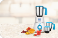 KENT 600 W Sharp 3 Jar  Mixer Grinder. 