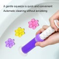 Flower Shaped Toilet Cleaner Gel Deodorant Air Freshener Aromatic Needle Detergent. 