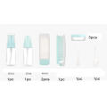 Leak-proof Split bottle set Compact Transparent Reusable Vacuum bottle PP/PET Lightweight Empty bottle for Traveling Gym Camping Outdoor activities Makeup storage. 