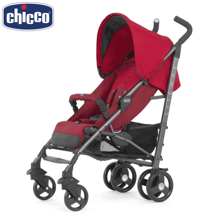 Chicco Lite Way Basic Stroller Bb Red Berry