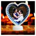 Heart Shape Magic Mirror And Photo Frame 2 in 1 With RGB Multicolor led light. 