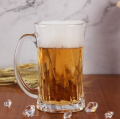 Delisoga 320ml Glassware Glass Clear Beer Mug ZB77 - 6 pcs Set. 