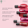 WENYAN Plum Matte In Heaven Liquid Lipstick | Non-Drying | Smudge-Proof | 100% Vegan Cruelty Free | Red-tini - 139 (Maroon) (FROM INDIA SAB). 